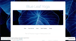 Desktop Screenshot of blueleafyoga.com