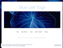 Tablet Screenshot of blueleafyoga.com